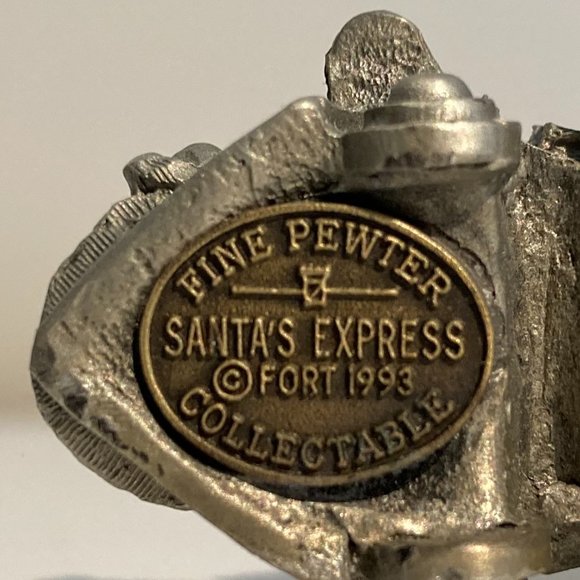 Collectable Fine Pewter Santa's Express Five piece Train - Picture 2 of 7